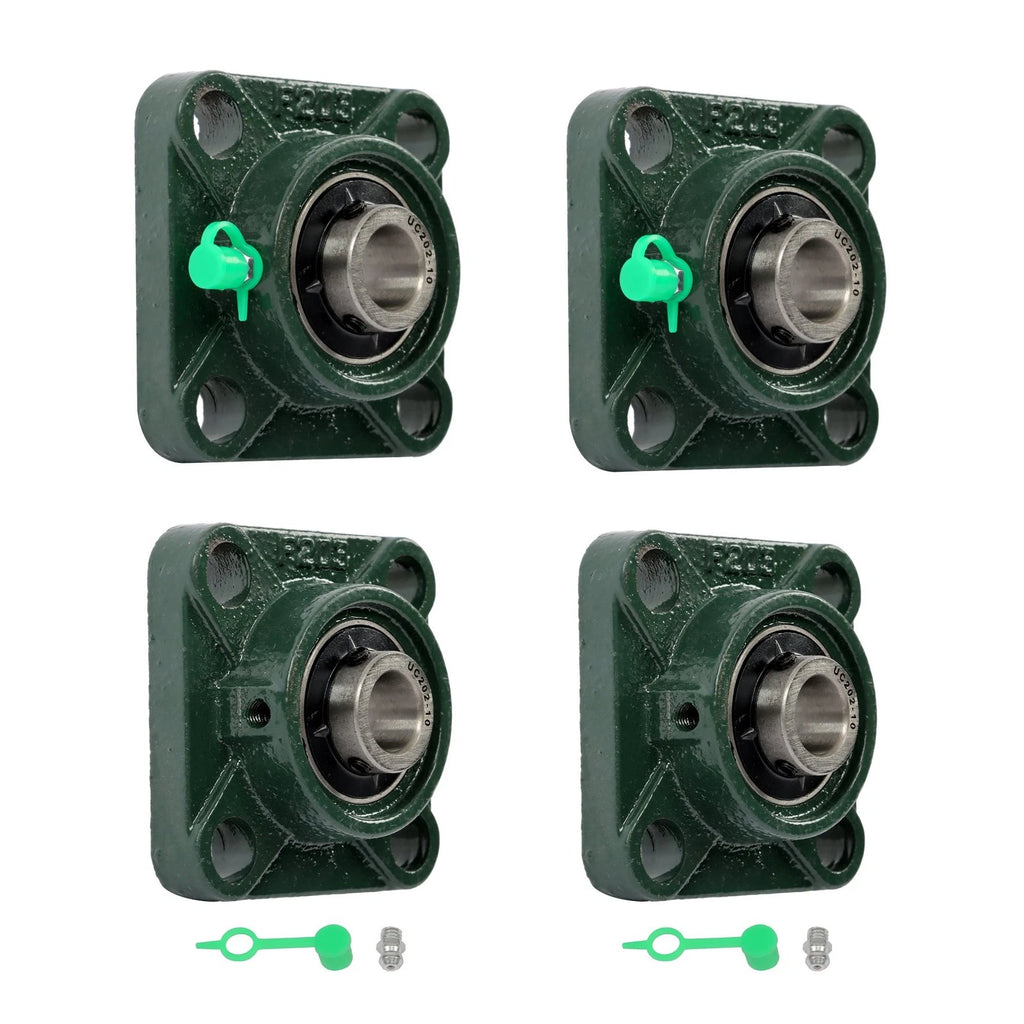 Set of 4 Pillow Block Bearings for UCF202-10 (5/8" Bore)