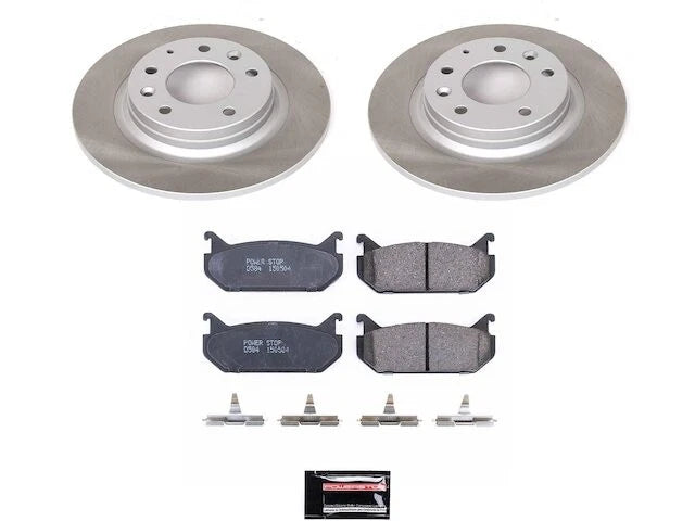 Rear Brake Pad and Rotor Kit for Mazda 626 (1998–2002) QJ698QF