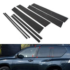 Exterior Door Window B Pillar Post Cover Trim for Toyota Land Cruiser (10-18)