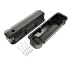 Fabricated Aluminum Valve Covers for Ford 429-460 (W/ Hole, Black) E41363BC