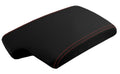 Leather Console Lid Armrest Cover for BMW E90 (2005–2013) Red Stitch