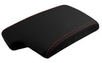 Leather Console Lid Armrest Cover for BMW E90 (2005–2013) Red Stitch