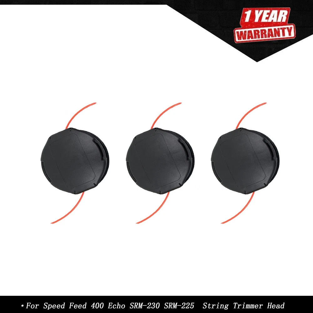 3 Pack String Trimmer Head for Echo Speed Feed 400 SRM-230 SRM-225