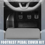 Anti Slip Clutch Brake Gas Accelerator Pedal Cover Kit for Ford 