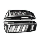 Honeycomb Mesh Fog Light Grille Cover for Audi A4 B9 S4 (2016-2018)