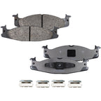 Front Semi-Metallic Brake Pad Set for Ford F-150 Bronco (1994–1996)