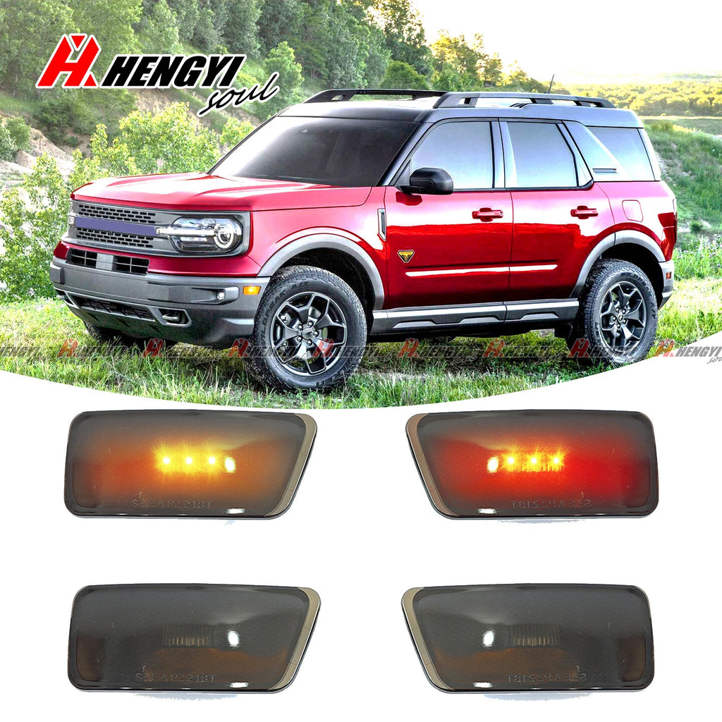LED Side Marker Lamp Indicators for Ford Bronco Sport (2021–2026)