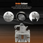 Rear Right Brake Caliper for Volkswagen Beetle, Audi TT (2000-2000)