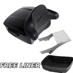 Trunk Backrest Pad Mount Rack for Harley Electra Road Glide (1997–2008)