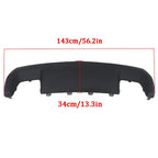 Front Bumper Fascia Skid Plate for Chevrolet Colorado (2021–2022) Black