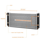 Aluminum 2-Row Cooling Radiator for Chevy C4500-C7500 Kodiak/GMC Topkick (2003–2007)