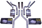 Dual Exhaust Kit for Suburban Yukon (1969–1972) - 2.5" Rolled Clamp Corner Exit