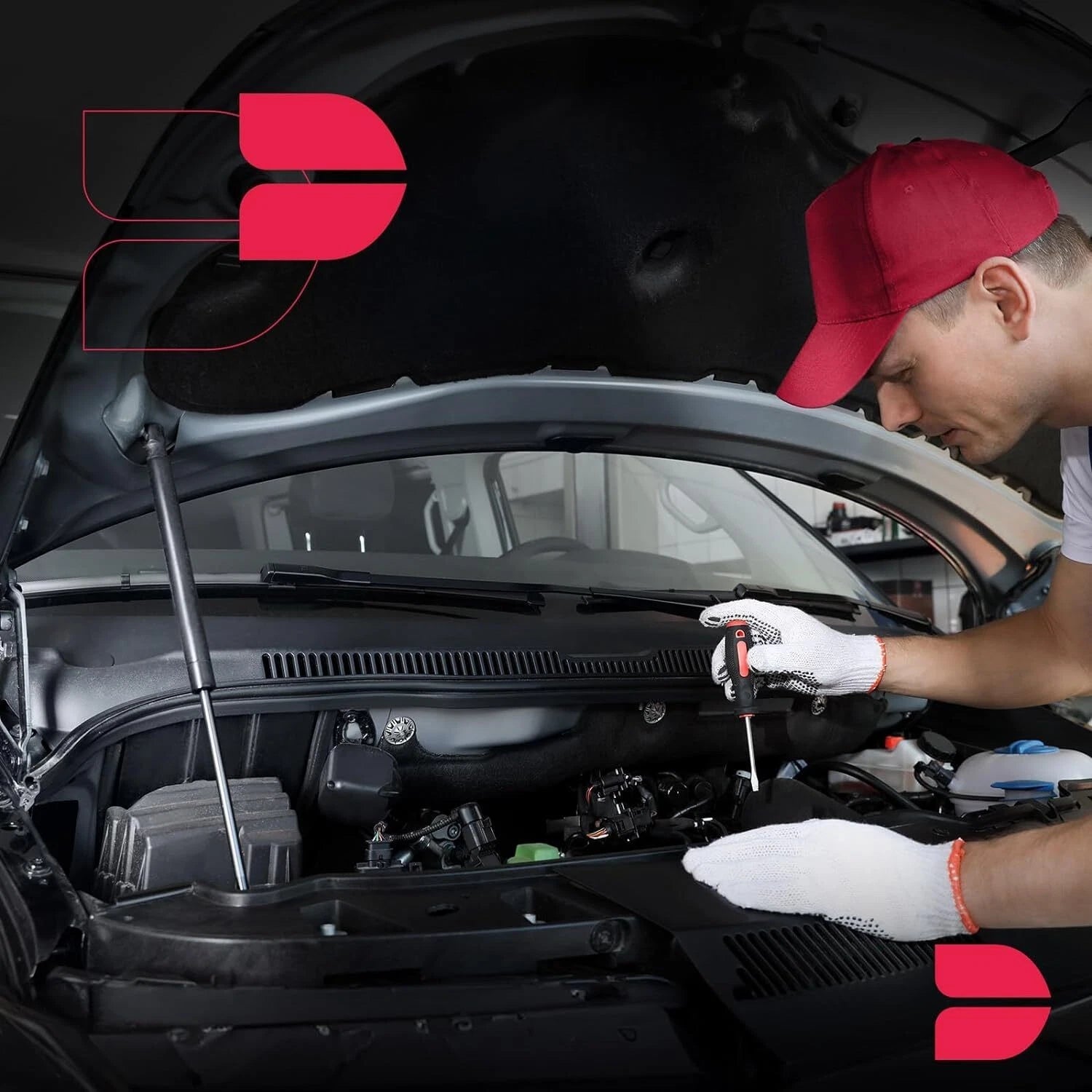 Hood Lift Support Gas Springs Pair for Hyundai Sonata (2011–2014)