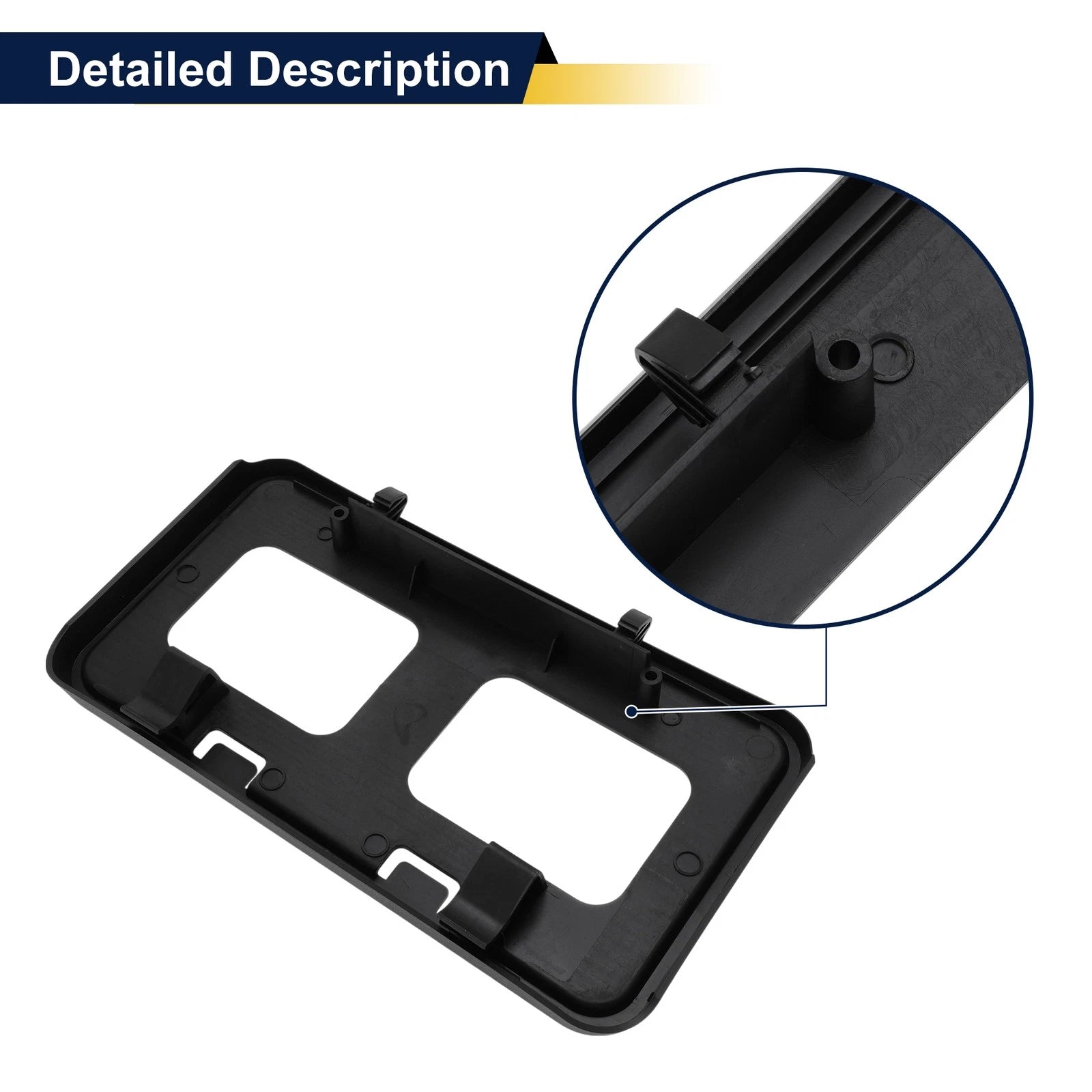License Plate Frame for Ford F-250 F-350 F-450 F-550 Super Duty (2011–2016)