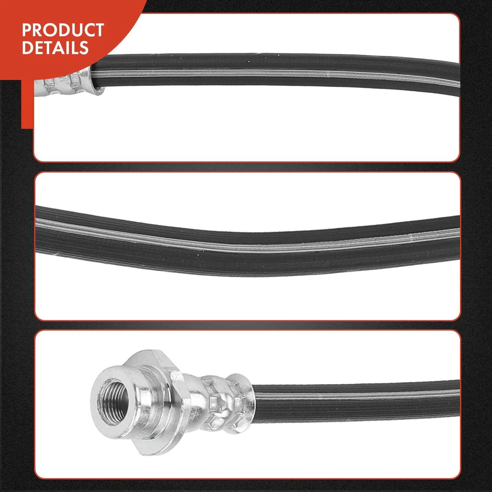 2X Front Brake Hydraulic Hose for Nissan Versa (2012–2021)
