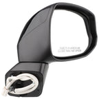 Pair Power Non-Heated Side View Mirrors for Honda Civic (2012–2014)
