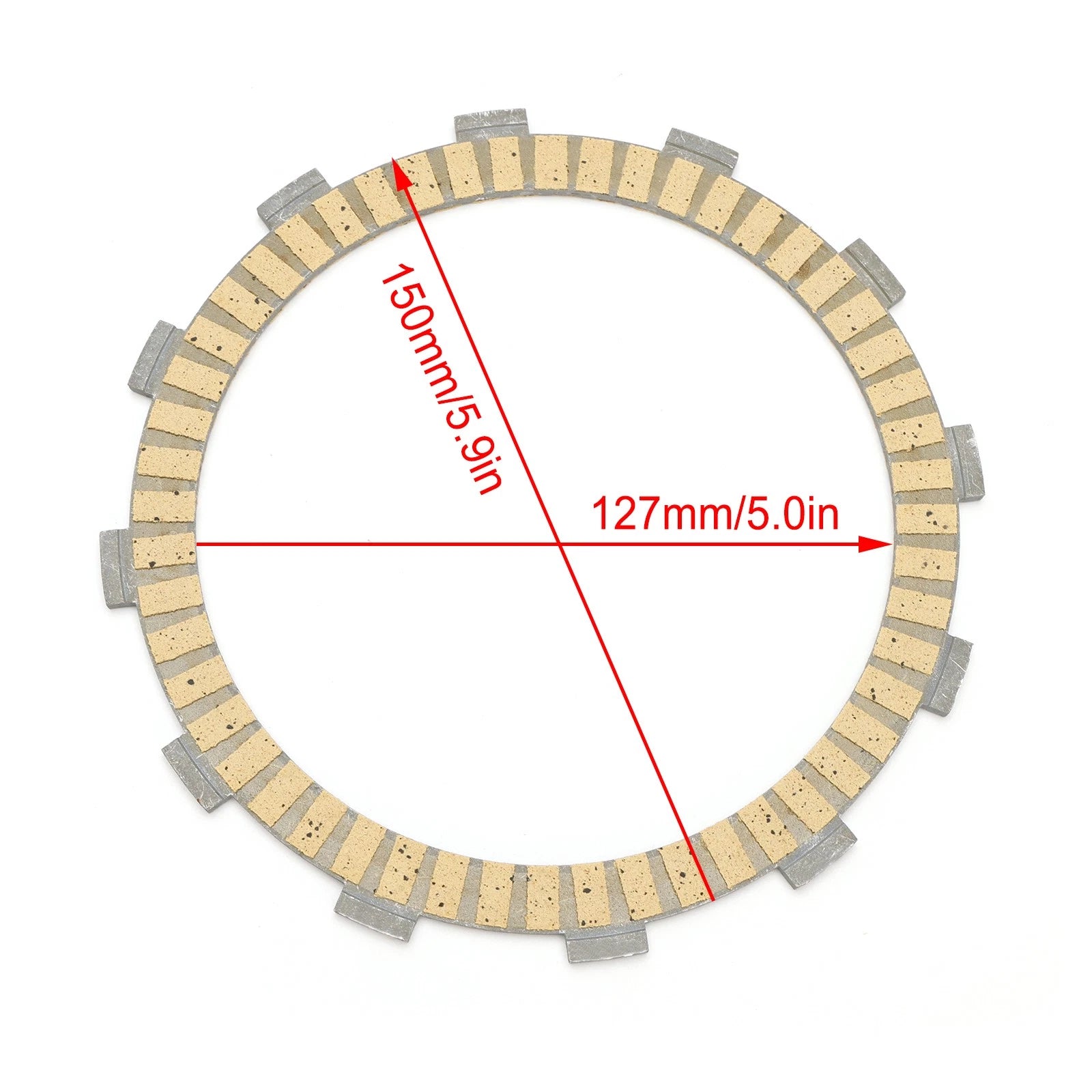 Clutch Friction Plate Kit for Honda GL1800 Gold Wing CTX1300 (2001–2017)