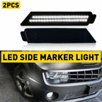 Front LED Side Marker Lights for Chevy Camaro (2010–2015) Smoke White