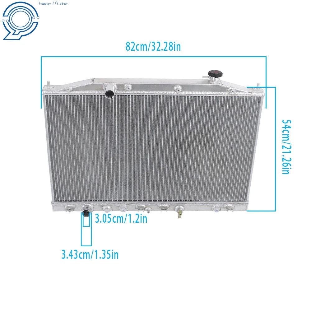 3 Row Aluminum Radiator for Honda Odyssey (2011-2017)