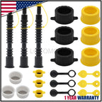 Set of 3 Replacement Gas Can Spout Kit for Midwest, Scepter, Briggs & Stratton