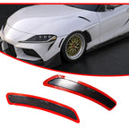 2X Smoked Lens Front Fender Side Marker Reflectors for Toyota GR Supra (2020–2022)