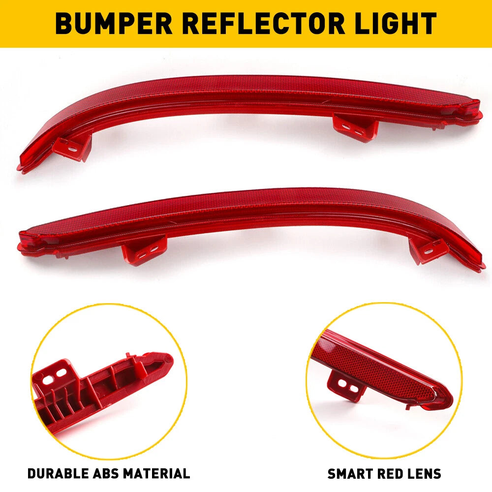 Set of 2 Rear Bumper Light Tail Reflectors for Honda Accord (2018–2022)