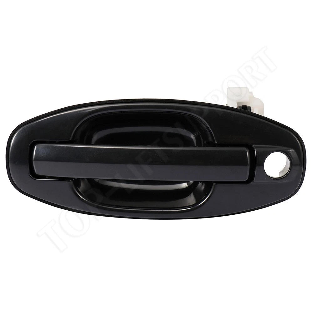 Set of 4 Black Door Handles for Hyundai Santa Fe (2001–2006)