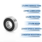 6000DDU Deep Groove Ball Bearing for Scooter Skateboard Wheel (10x26x8mm)