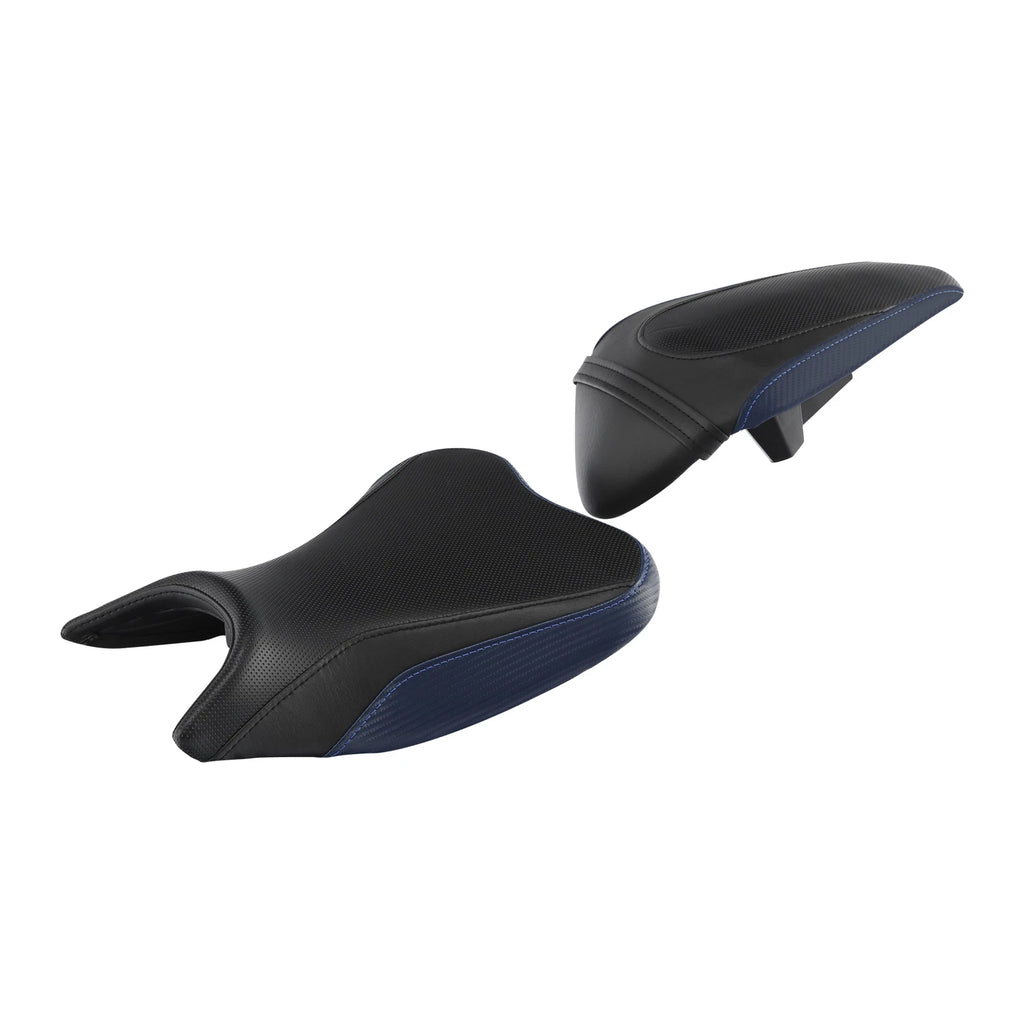 Black Driver & Passenger Seat for Kawasaki Ninja 400 (2018–2023)