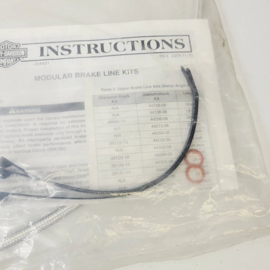 Upper Brake Line for Harley-Davidson Touring (2009–2014) 38149-10 44"