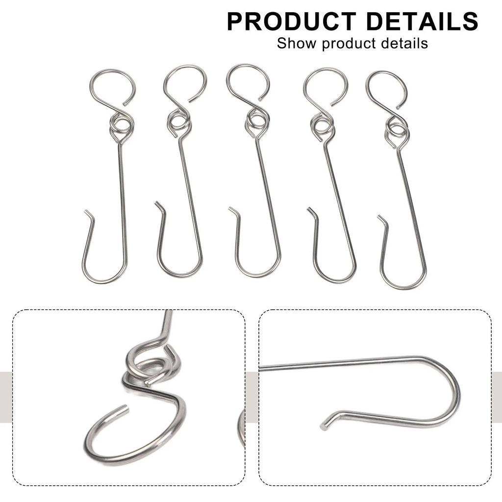 5PCS Stainless Steel Hooks for MAPP Propane Cans (Gas Bottles)