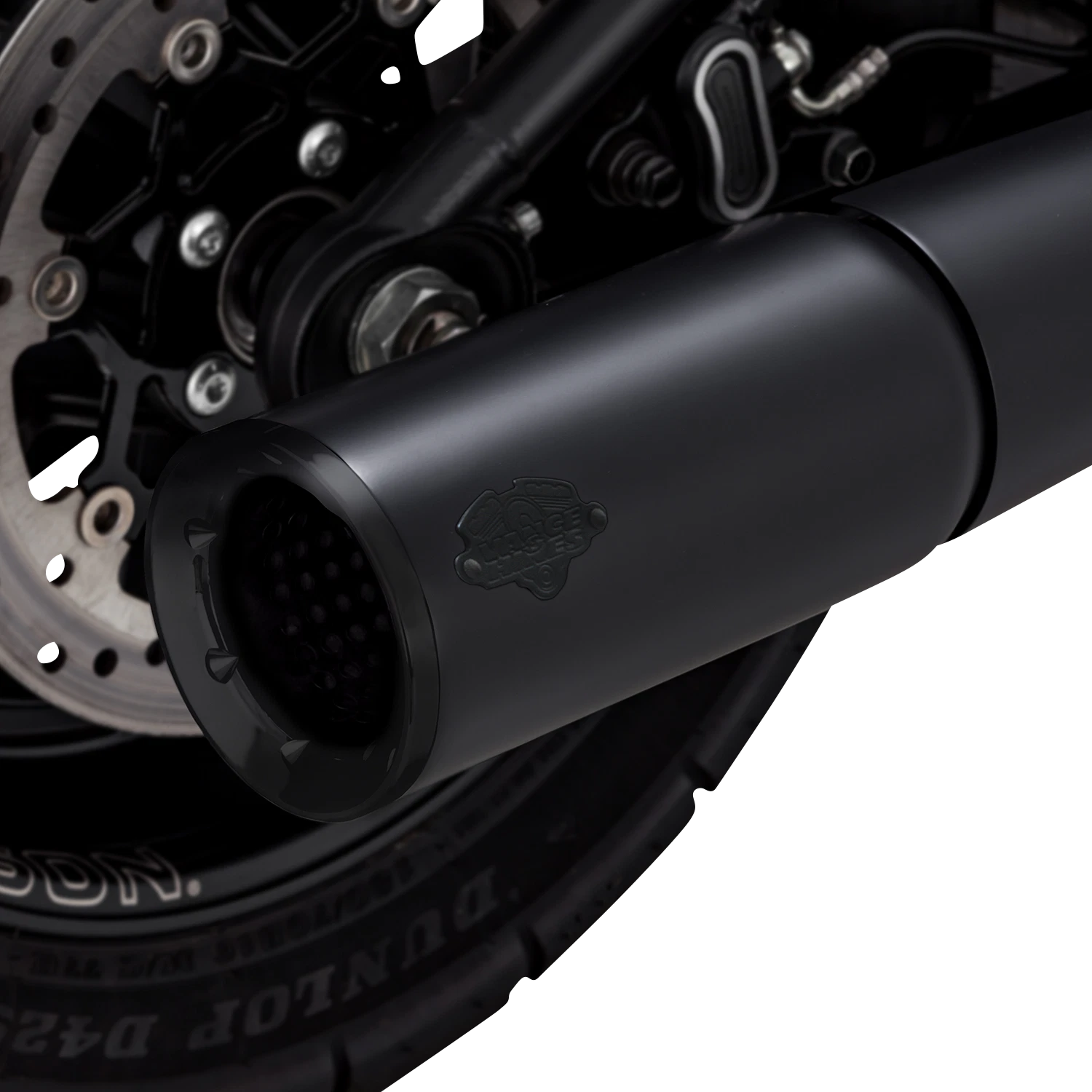 Vance & Hines Pro Pipe Black Exhaust for Harley Softail Touring (2018–2024)