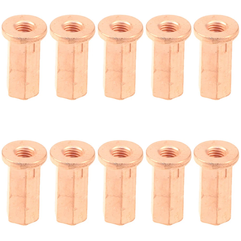Set of 10 Copper Flange Nuts M7 x 1 x 27 for BMW F22 F30 F32 F10 E84 F25