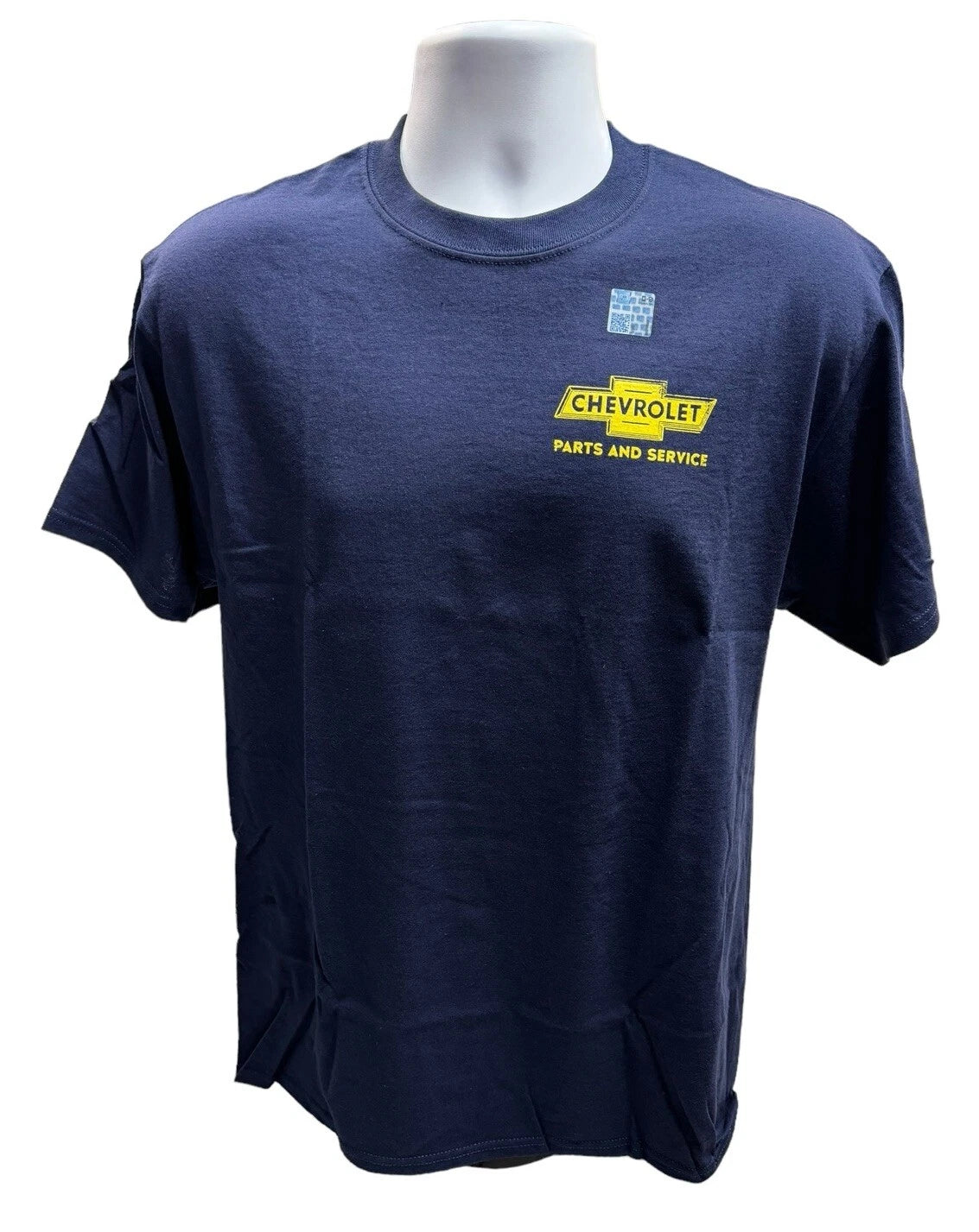 Chevrolet Parts & Service Navy Blue T-Shirt (Licensed)