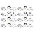 8pc Fuel Injector Seal Kit for Mercedes-Benz C126 CL550 CL63 AMG CLS550 (1981–1991)