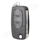 3X Key Fob Case Shell Blade HAA for Audi A2 A3 A4 A6 A8 TT (2000–2019)