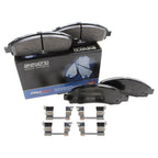 Set of 4 Akebono ProACT Front Ceramic Brake Pads for Chevy Colorado GMC Canyon (2004–2012)