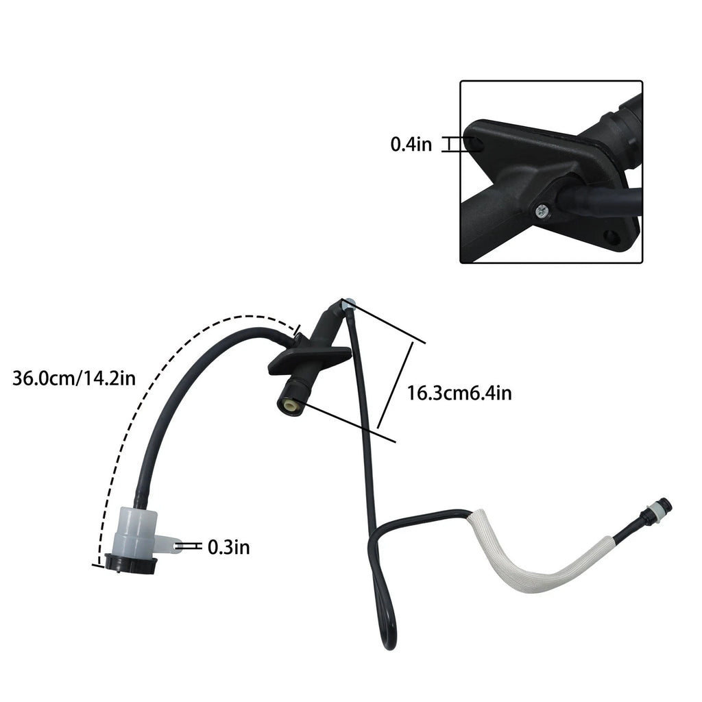 Clutch Master Cylinder & Line Assembly for Ford Ranger Bronco (1988-1991)