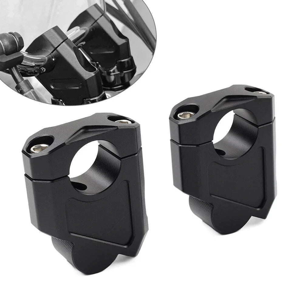 28mm Handlebar Mount Clamp Riser for Honda Suzuki Kawasaki