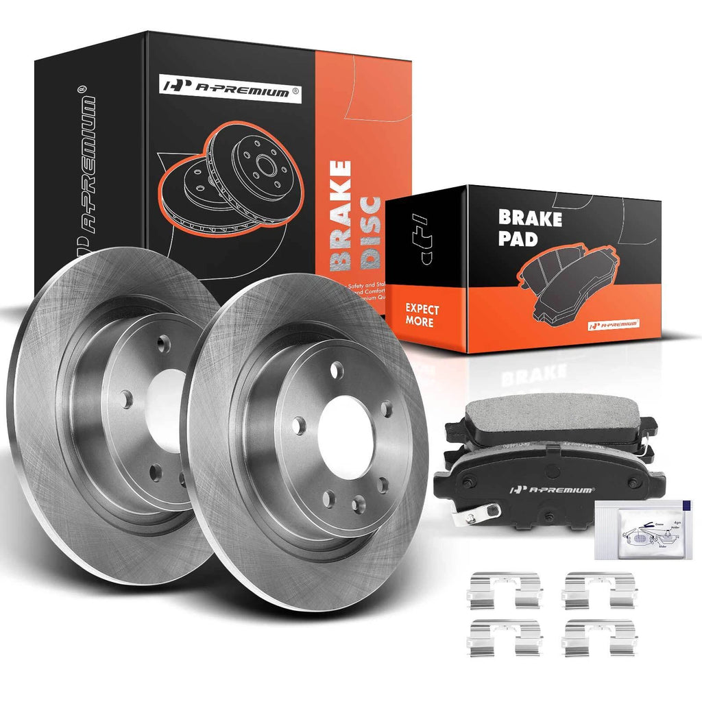 Rear Disc Brake Rotors & Ceramic Pads for Chevrolet Cruze (2014–2015)