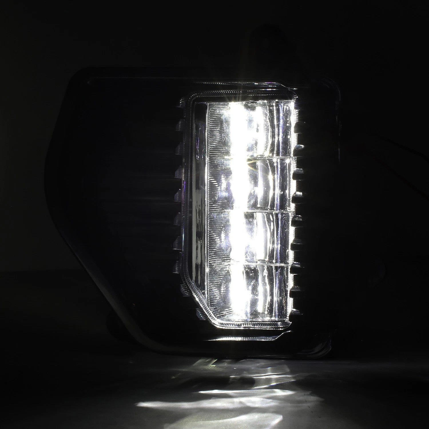 Full LED Fog Light Lamp Set for GMC Sierra 1500 (2019–2022) Smoked Lens w/ Bezel & Switch