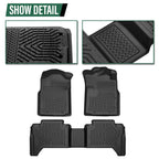 Set of TPE Floor Mats for Toyota Tacoma Double Cab (2005–2015)