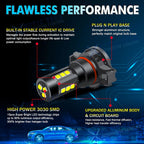 LED Fog Light Bulbs for GMC Sierra 1500 2500HD 3500HD (2008-2019)