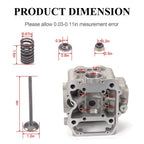 Engine Cylinder Head with Valve Gasket Kit for Polaris ATP 500 4x4 (2004–2005)