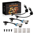 Set of 4 ABS Wheel Speed Sensors for Pontiac Torrent (2007–2009)