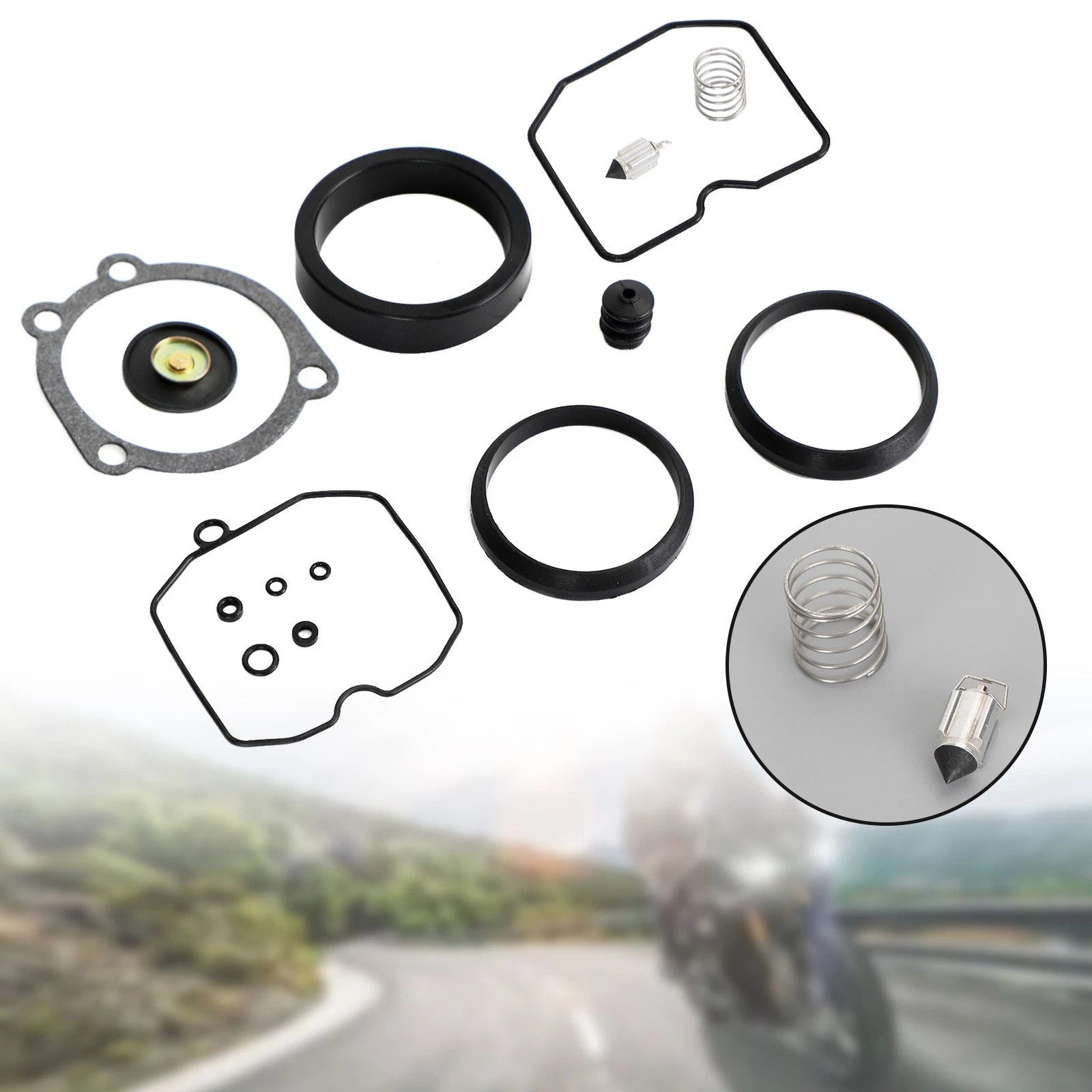 Carburetor Rebuild Kit for Harley Davidson CV Type XL 883 1200 Softail Dyna (1990–Up)