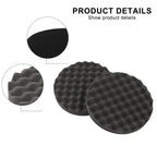 2 x Round Foam Polishing Pad Kit 8 Inch Single Sided Tools Supplies