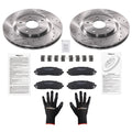 Front Brake Rotors & Pads Set for Chrysler Voyager (2020–2021) Ram C/V (2012–2015)