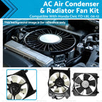 AC Air Condenser and Radiator Fan Kit for Honda Civic FD (2006–2011)