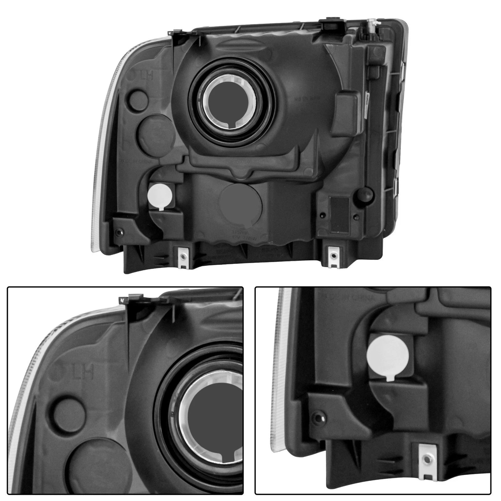 Pair Headlights for Ford F250 F350 F450 F550 Super Duty (2005–2007)